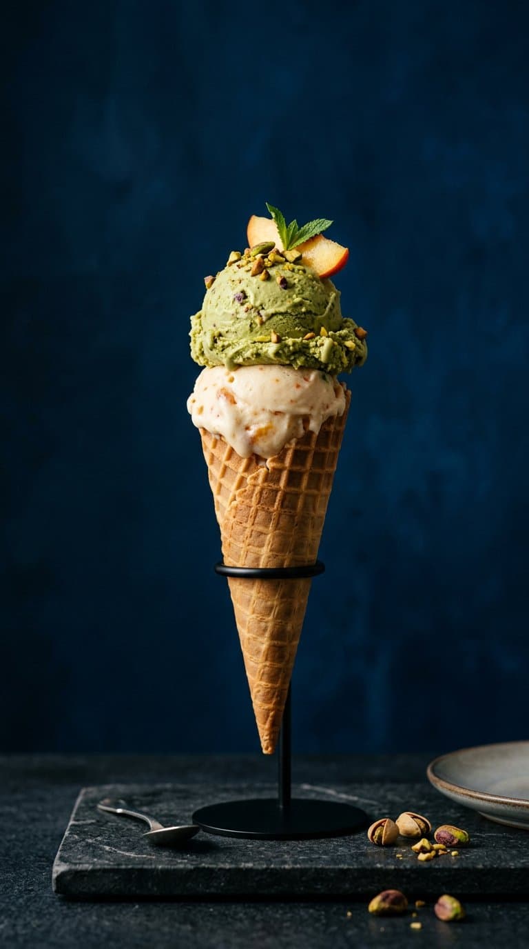 Signature pastry and scoop