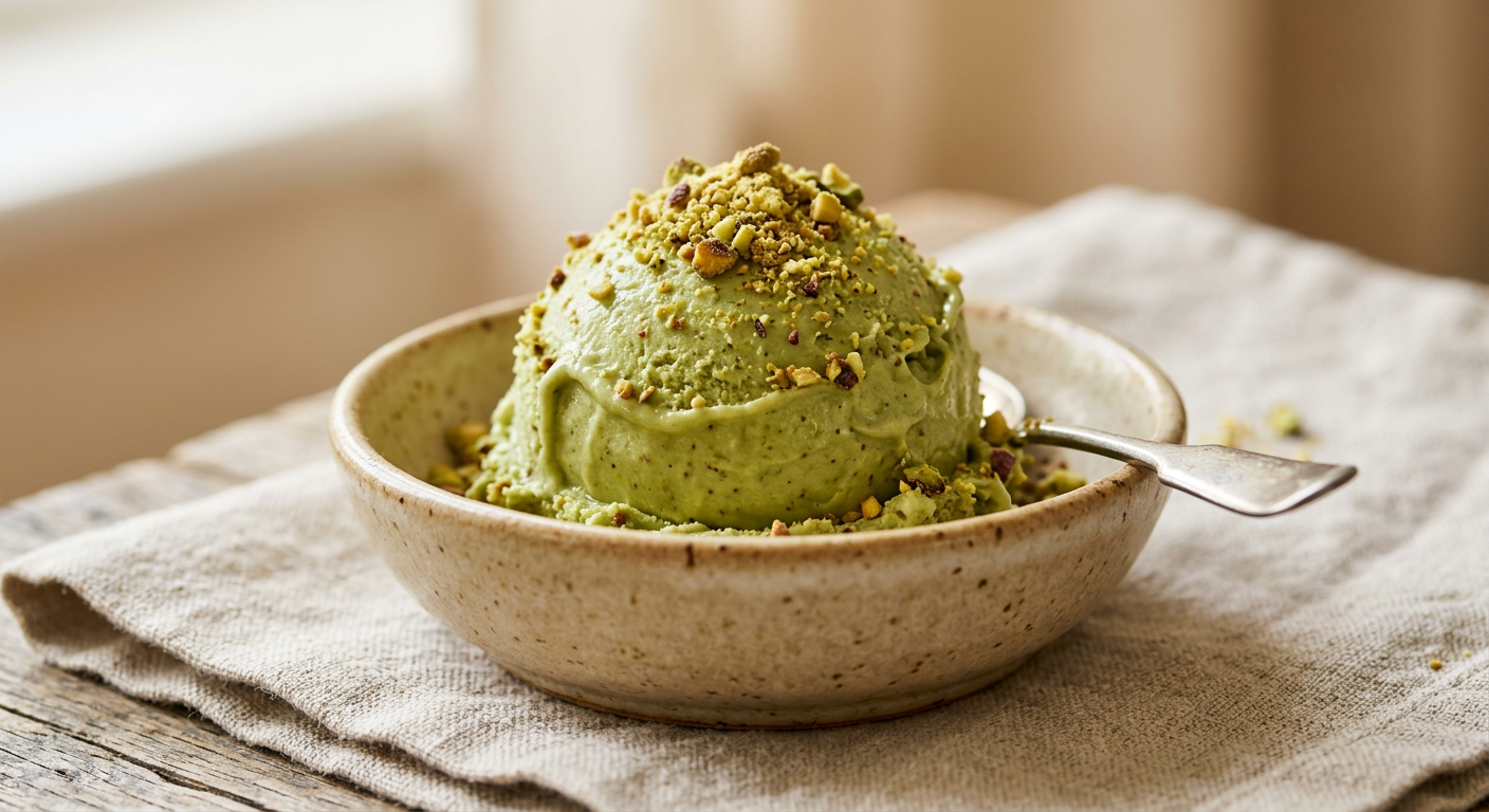 Pistachio gelato